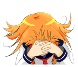 Lovely Blond Hair Girl sticker #9212375