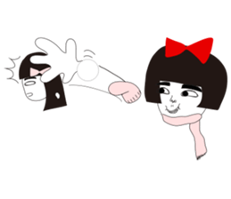 Naughty NANAKO-WINTER LIMITED EDITIONS! sticker #9212542