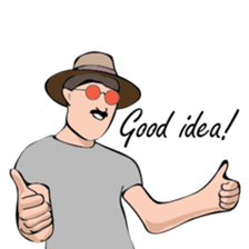 Uncle Oh speaks English Ver.2 sticker #9212948