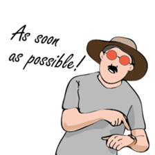 Uncle Oh speaks English Ver.2 sticker #9212952