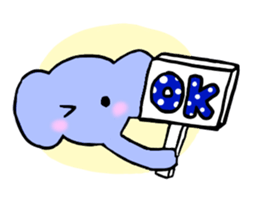 Elephant and Banana are Friends. sticker #9213341