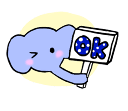 Elephant and Banana are Friends. sticker #9213341