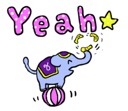 Elephant and Banana are Friends. sticker #9213345