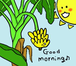 Elephant and Banana are Friends. sticker #9213349