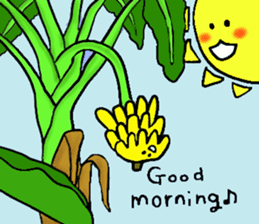 Elephant and Banana are Friends. sticker #9213349