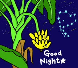 Elephant and Banana are Friends. sticker #9213350