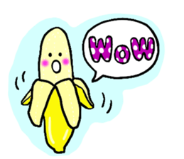 Elephant and Banana are Friends. sticker #9213361