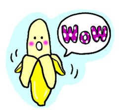 Elephant and Banana are Friends. sticker #9213361