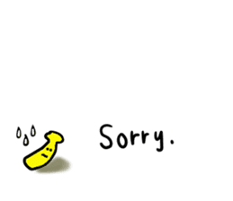 Elephant and Banana are Friends. sticker #9213363