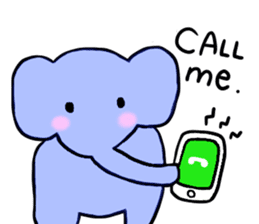 Elephant and Banana are Friends. sticker #9213367