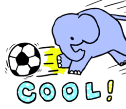 Elephant and Banana are Friends. sticker #9213370