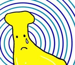 Elephant and Banana are Friends. sticker #9213374