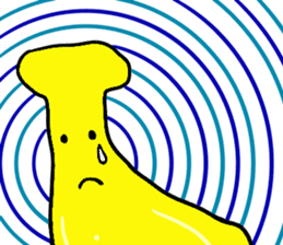 Elephant and Banana are Friends. sticker #9213374