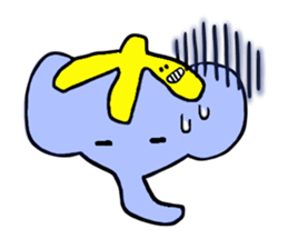 Elephant and Banana are Friends. sticker #9213376