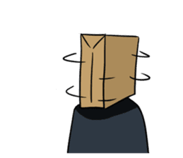 The Paper Bag Man sticker #9213485