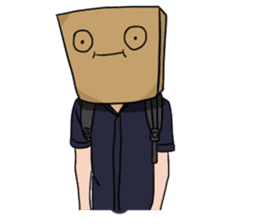 The Paper Bag Man sticker #9213500