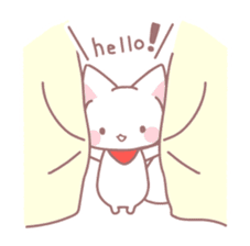 Fox and monkey sticker #9214080