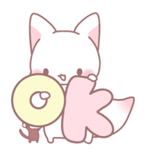 Fox and monkey sticker #9214099