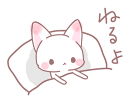 Fox and monkey sticker #9214102