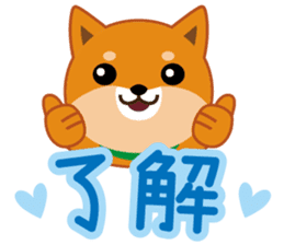 Shiba dog "MUSASHI" 6 sticker #9214347