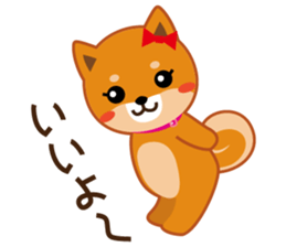 Shiba dog "MUSASHI" 6 sticker #9214348