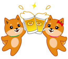 Shiba dog "MUSASHI" 6 sticker #9214372