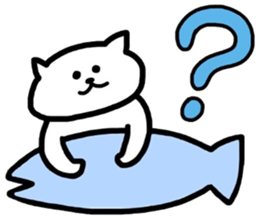 cat greeting sticker #9214511