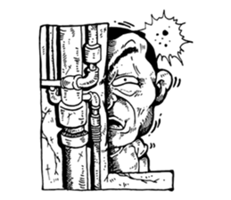 Crazy A-Wei sticker #9215832