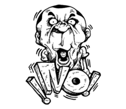 Crazy A-Wei sticker #9215843