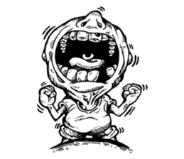 Crazy A-Wei sticker #9215844