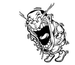 Crazy A-Wei sticker #9215857