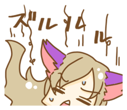 Cheshire cat Girl sticker #9216568