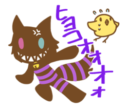 Cheshire cat Girl sticker #9216579