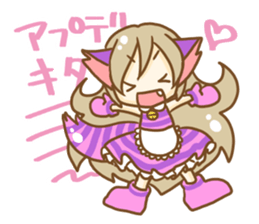 Cheshire cat Girl sticker #9216587