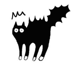 White dog  Sox cat sticker #9217106