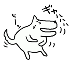 White dog  Sox cat sticker #9217109