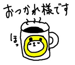 polite panda stickers sticker #9217166