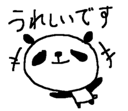polite panda stickers sticker #9217169
