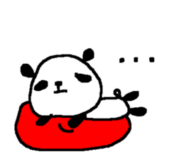 polite panda stickers sticker #9217183
