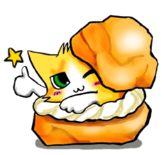 sweets-cat mi-nyan sticker #9217515