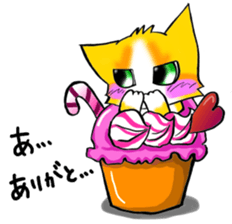 sweets-cat mi-nyan sticker #9217519
