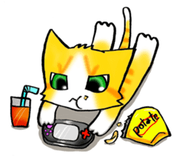 sweets-cat mi-nyan sticker #9217524