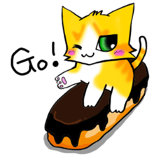 sweets-cat mi-nyan sticker #9217531