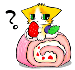 sweets-cat mi-nyan sticker #9217541
