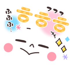 Sticker of a pretty smiley. Korean ver. sticker #9217937