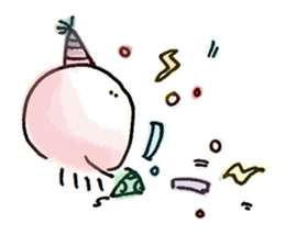 Jellyfish and warmth sticker #9217960