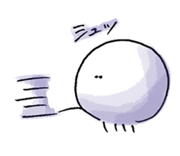 Jellyfish and warmth sticker #9217977