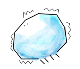 Jellyfish and warmth sticker #9217979