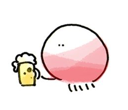 Jellyfish and warmth sticker #9217984