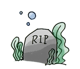 Jellyfish and warmth sticker #9217988